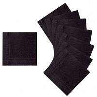 Салфетки столовые  1-сл 33х33 черные 300 листов